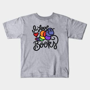 I love books Kids T-Shirt